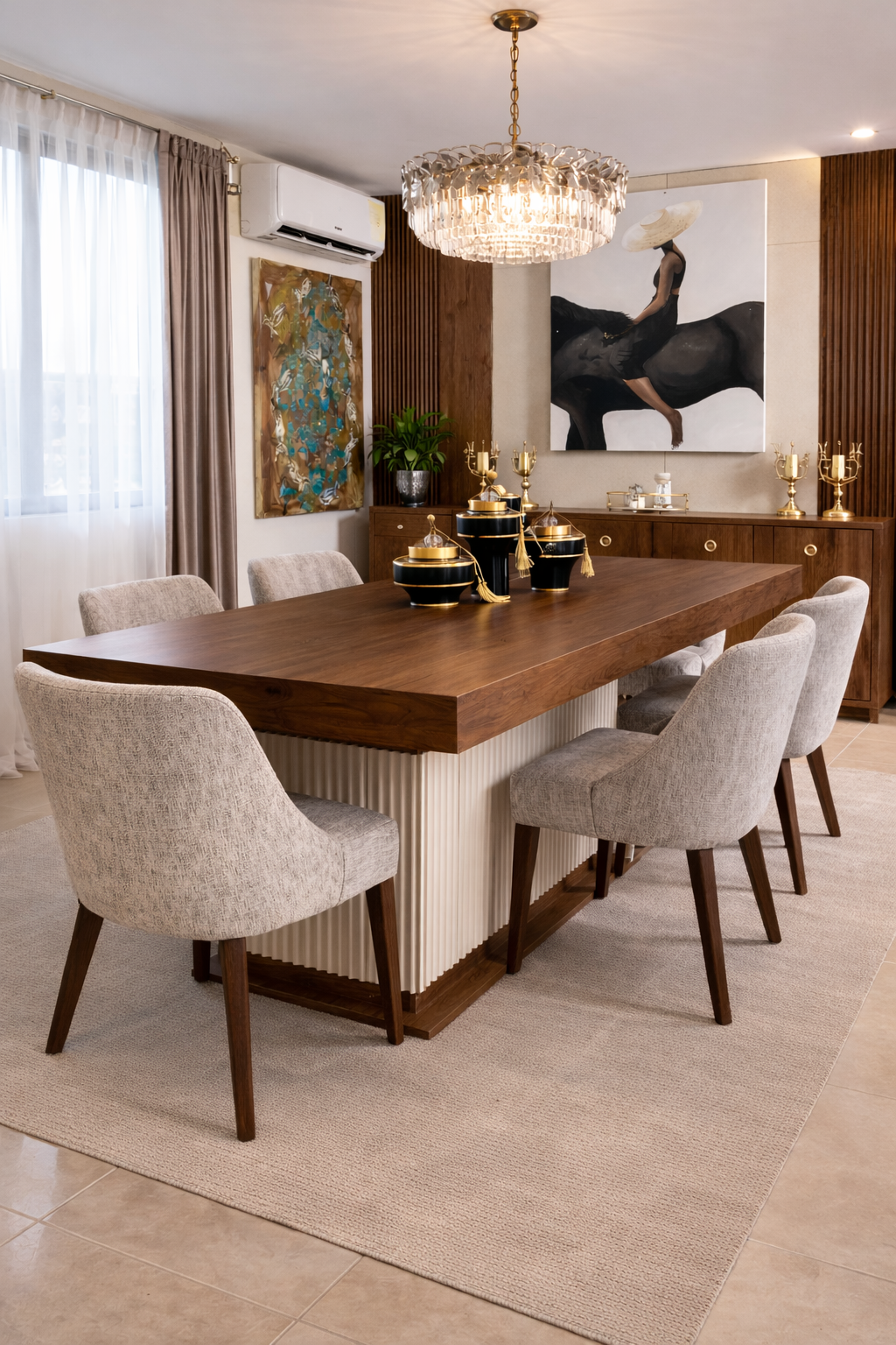 Comedor de 6 personas Modelo Ébano